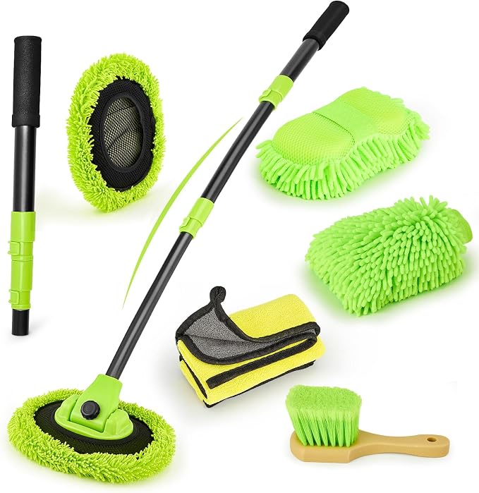 Car Wash Brush with Long Handle by WelcometoFarafox
