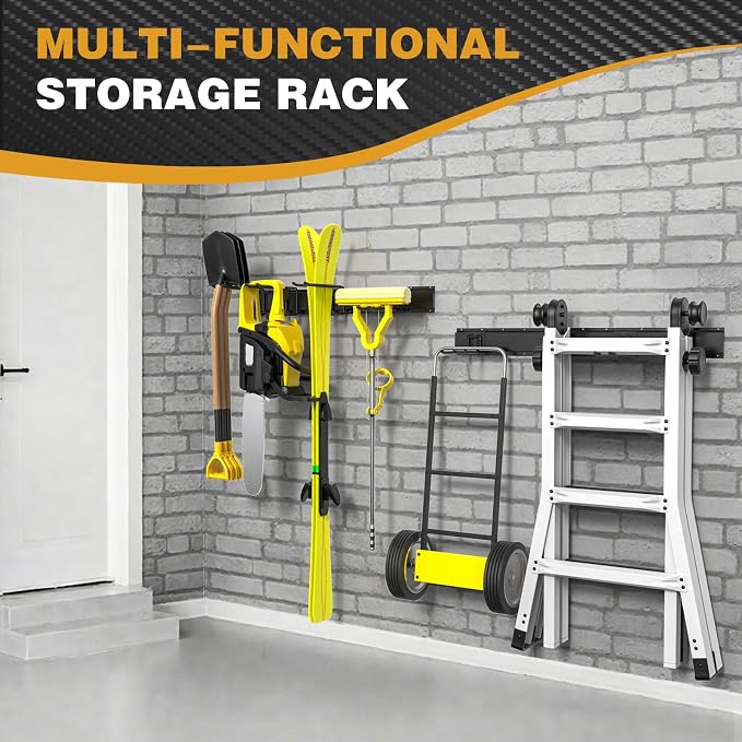 48 Inches Garage Storage, Garage Organization, Wall Mount Garden Tool Organizer - Image 4
