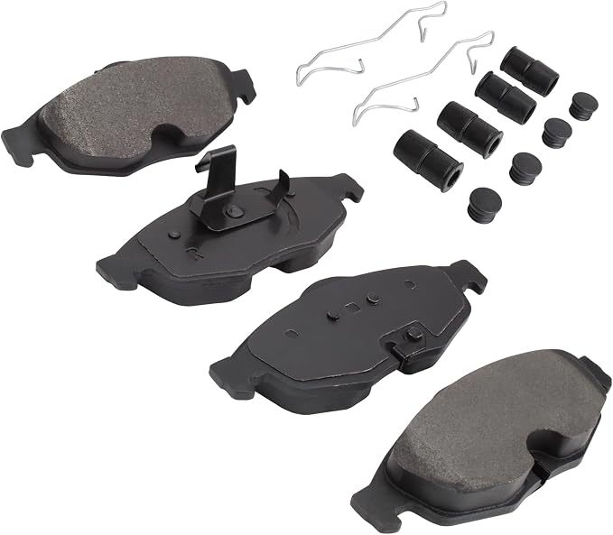 Premium Semi-Metallic Front Brake Pads Compatible - Image 2