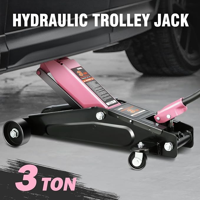 DNA MOTORING 3 Ton Low Profile Floor Jack, 3 tons Capacity Fast Lift Hydraulic - Image 2
