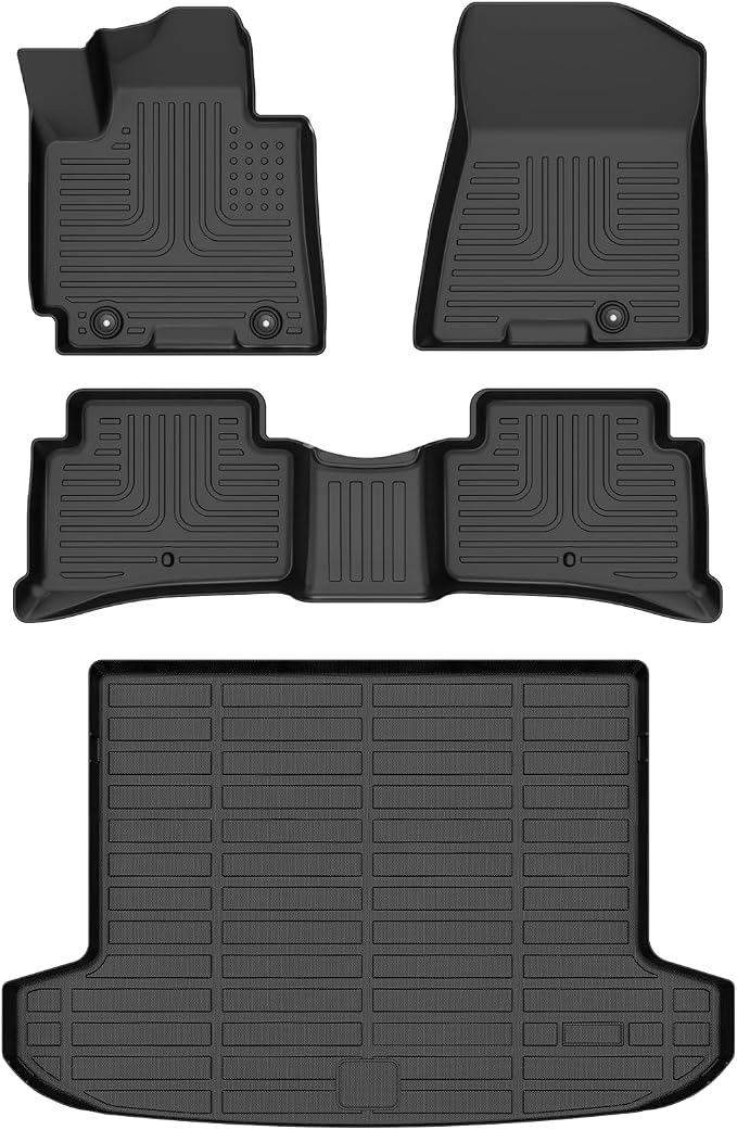 Wayhigh-All Weather Floor Mats and Cargo Mat Set Fit by Wayhigh