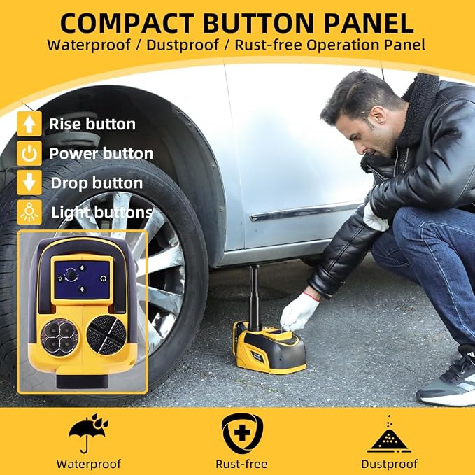 STANDTALL Electric Car Jack Hydraulic Cordless Remote Control 5 Ton 18V - Image 3