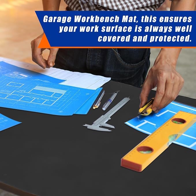 Vesici 1 Roll 23.5 x 200 Inch Work Bench Mat Self Adhesive Resistant PU Floor - Image 6