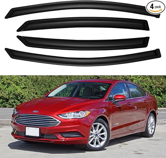 Window Visors Rain Guards for 2013 2014 2015 2016 2017 2018 2019 2020 Ford by YQAUTEC