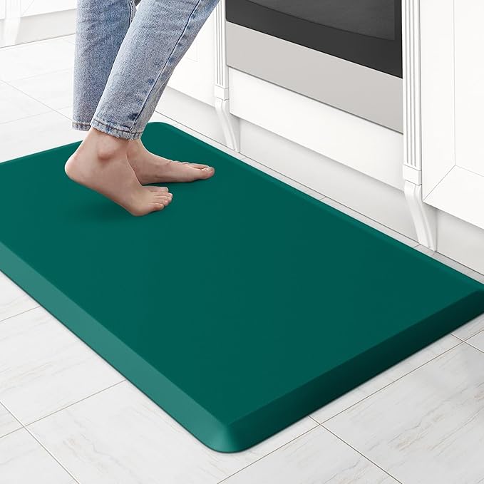 KitchenClouds Kitchen Mat Cushioned Anti Fatigue Rug 17.3"x28" Waterproof by KitchenClouds