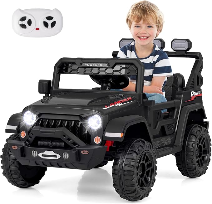 Costzon Kids Ride on Truck, 12V Electric Ride on Car by Costzon