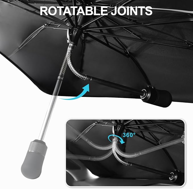 2019-2025 Upgraded for Chevy Silverado 1500 Sunshade, Portable Foldable Sunshade - Image 6