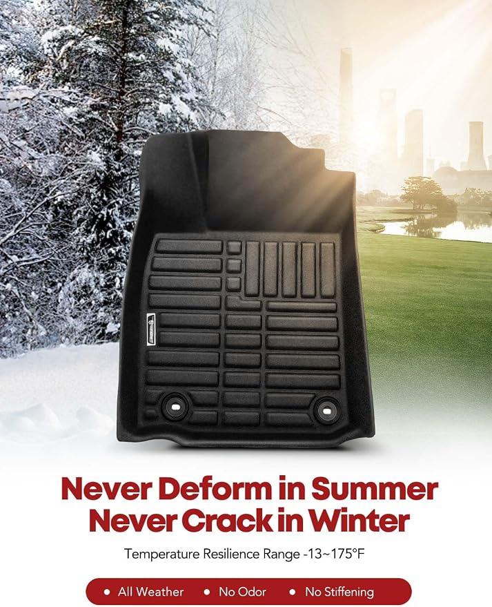 YHTAUTO Automotive All Weather Floor Mats Compatible - Image 8