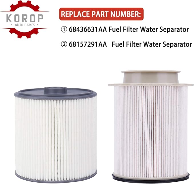 6.7 Cummins Fuel Filter Water Separator Set Fits - Image 4