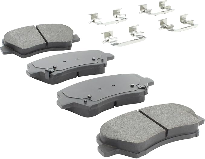 Premium Semi-Metallic Front Brake Pads Compatible - Image 2