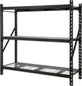 Ironton Industrial Shelving Rack, 3 Storage Shelves Steel Construction 3-Tier by Ironton