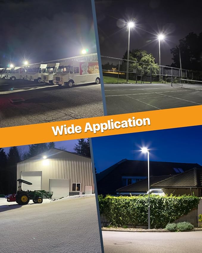 Led Parking Lot Light 300W 45, 000LM Slip Fitter Led Street Pole Light - Image 7