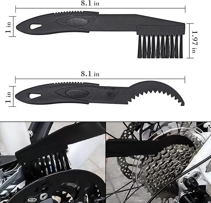 Bicycle Chain Cleaning Tool Brush Motorcycle Chain Brush，MotorcycleBicycle - Image 3