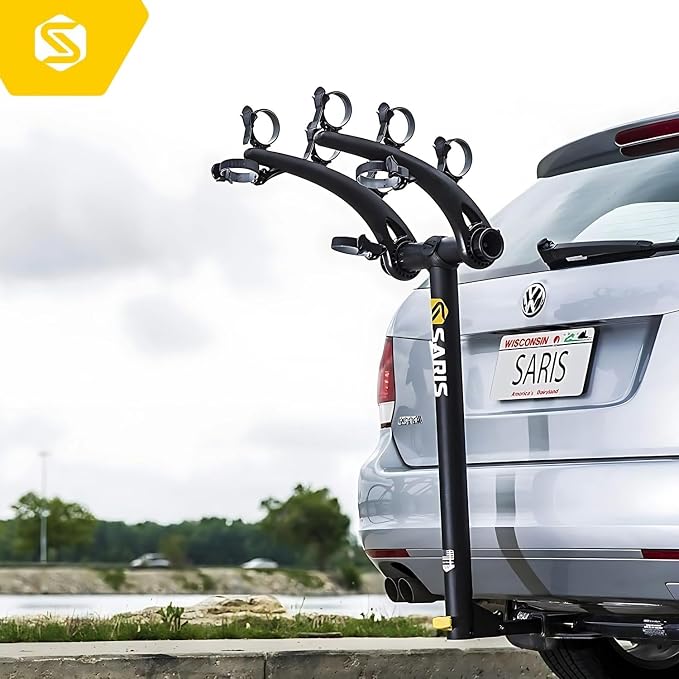 Saris Bones 4-Bike Hitch Rack Bicycle Carrier, - Image 6