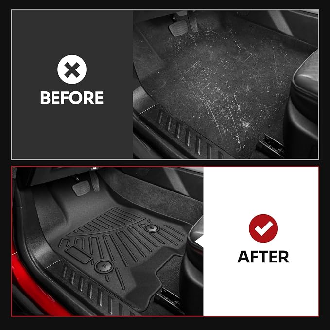 Powerty Floor Mats for 2023-2025 Chevy Colorado/GMC Canyon Accessories - Image 7