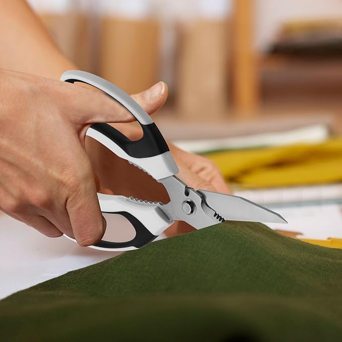 Utility Scissors Heavy Duty: sharp Scissors All Purpose heavy duty, Easy - Image 4