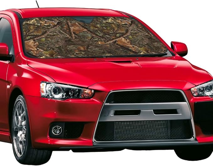 Camouflage Hunting Car Windshield Sunshade Front Window Sun Visor Protector - Image 2