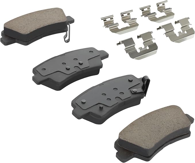 Premium Ceramic Rear Brake Pads Compatible - Image 2