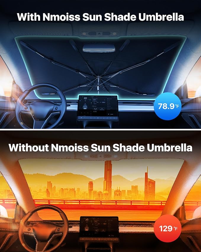 Nmoiss Windshield Sunshade Umbrella Car - Image 2
