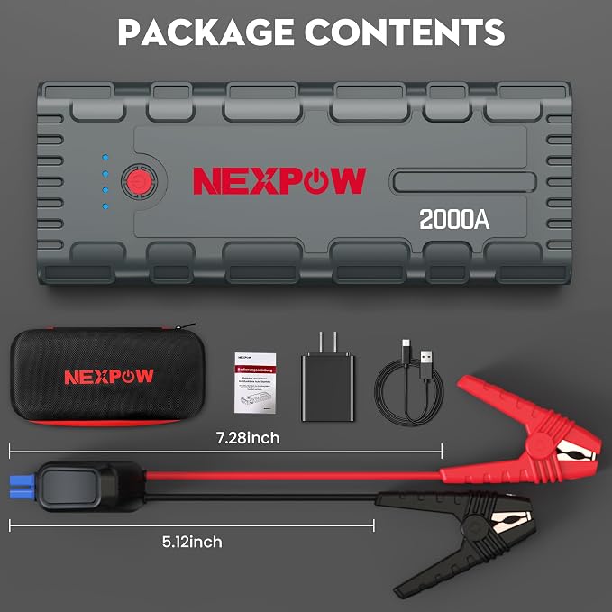 NEXPOW 2000A Peak Car Jump Starter - Image 7