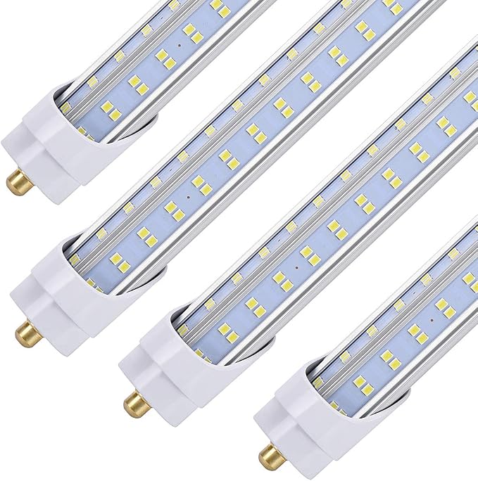 20/Pack LED Light Tubes -144W 6000K 18800 Lumens, Single Pin Fa8 Base, T8 T10 by FTUBET