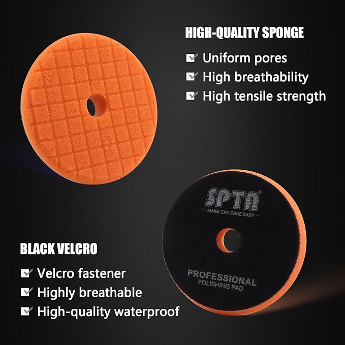 SPTA Buffing Polishing Pads Kits, - Image 2