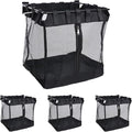 4Pcs Large Slatwall Baskets Mesh Slatwall Baskets by zjdbset