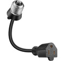 Feekoon 1 Pack 3 Outlet Light Socket Adapter, Convert E26/E27 Bulb Socket to 3 by FEEKOON