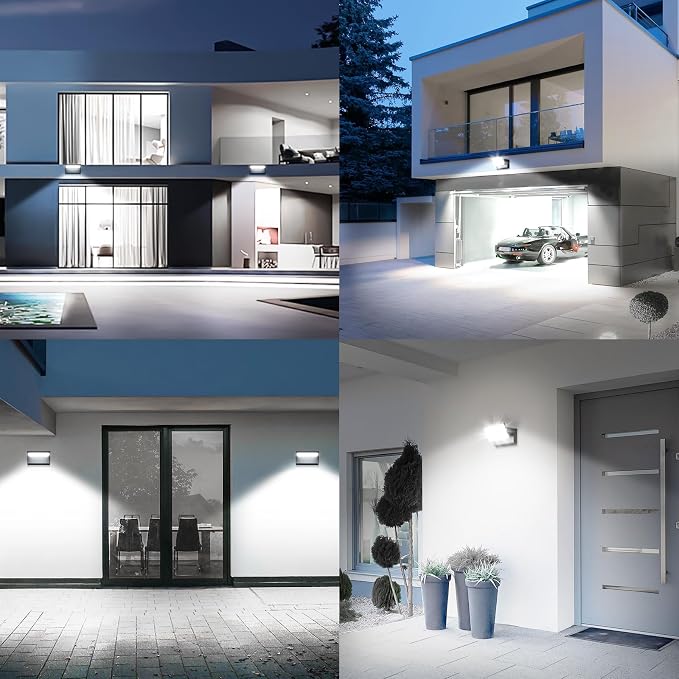 40W LED Wall Light, 4000LM 5000K 360° Wide-Angle Exterior Wall Floodlights - Image 7