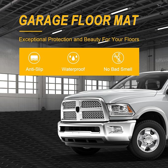 7.5x25 FT Garage Floor Mat, 2.8mm Thickened Flooring Roll - Image 4