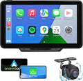 Compatible Wireless Apple CarPlay Android Auto Car Screen, 720P Back Camera 7″ by Aonerex