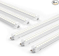 Ensenior 6 Pack 8 FT Led Shop Lights, 6000K Clear White, 10000LM Super Bright by Ensenior