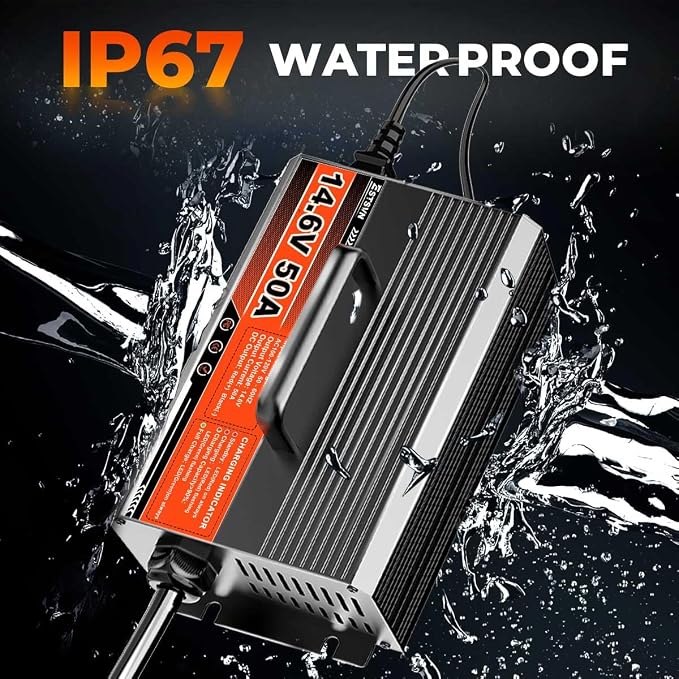 50A 14.6V LiFePO4 Battery Charger 12V Lithium Battery Smart Charger Fast - Image 6