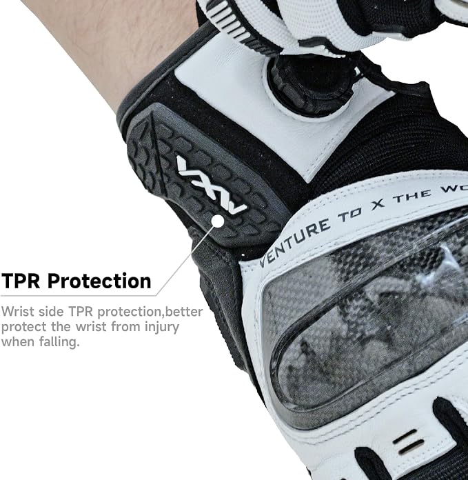 VXW High Protection Motorcycle Gloves - Image 9