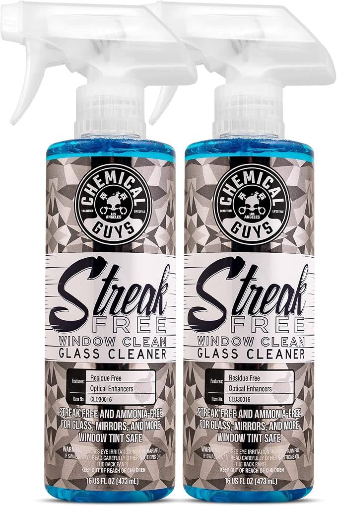 Chemical Guys CLD3001602 Streak Free Glass & Window Cleaner, Ammonia Free & by ChemicalGuys