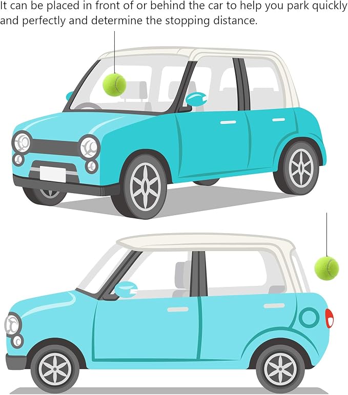 4 Sets Garage Parking Aid Ball Parking Guide System Sensor Assistant Kit - Image 2