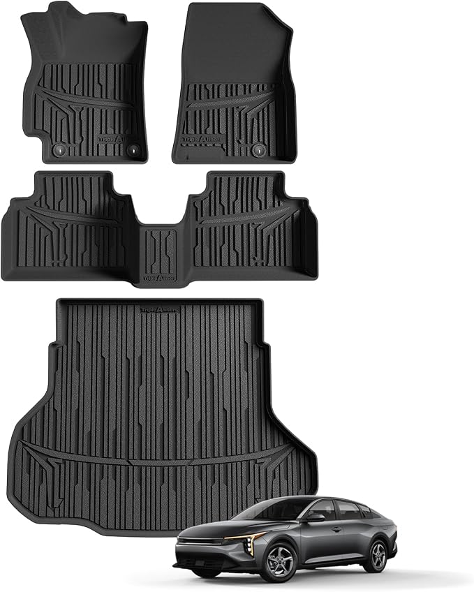 TripleAliners Floor Mats & Trunk Mat Full Set Compatible by TripleAliners