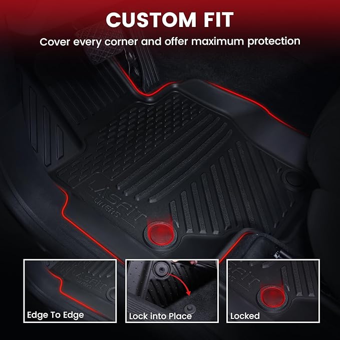 LASFIT Floor Mats Fit for Mercedes Benz GLS 450/580 / 63 AMG 2026 2025 2024 - Image 2