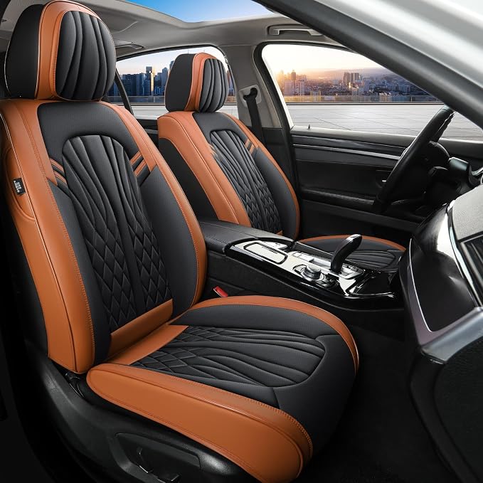 Car Seat Covers Front Seats, Car Seat Protector Waterproof, Car Seat Cushion by MINGBRONCARSEATCOVER