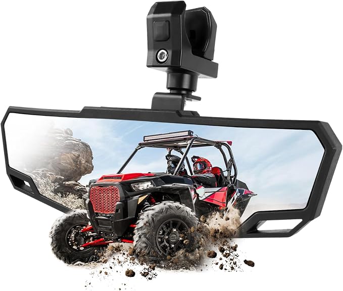 DREAMIZER UTV Rear View Mirror, 360°Adjustable Angle by DREAMIZER