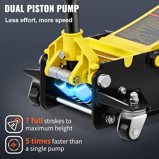 VEVOR 4 Ton Low Profile, Heavy-Duty Steel Racing Floor Jack - Image 5
