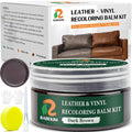 Dark Brown Leather Repair Kit, Leather Recoloring Balm – Restore & Repair Faded by Unknown