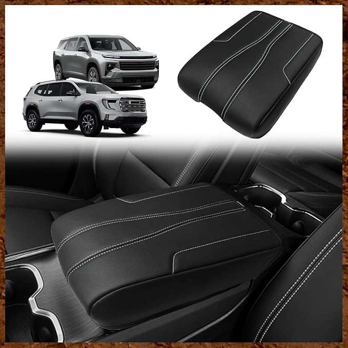 Muslogy Armrest Cover Center Console Cover Compatible by Muslogy