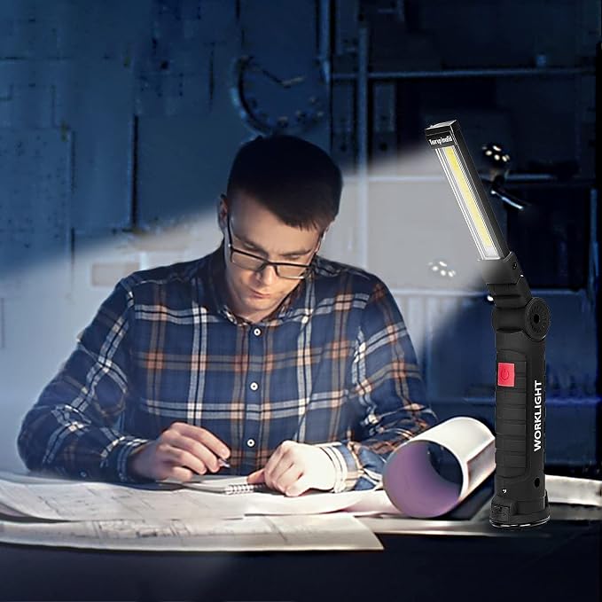 Tool Gifts for Men Dad Him, Rechargeable Work Lights, LED Work Light - Image 4