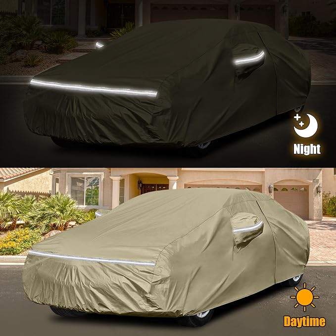 Waterproof Car Covers Replace for 2011-2025 Honda Civic, Windproof Bands for - Image 4