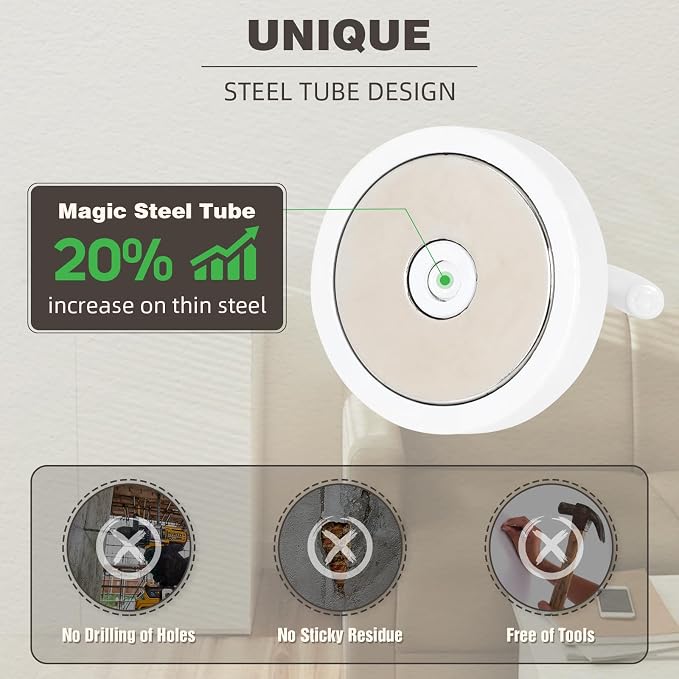 Neosmuk Magnetic Hooks, Cruise Ship Essentials, 100lb+ Heavy Duty Magnetic Hooks - Image 3
