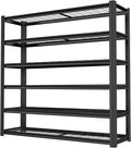 6T 62" W x 24" D x 84" H Garage Shelving Heavy Duty Metal Shelving 4200LBS by LIJIUHOME