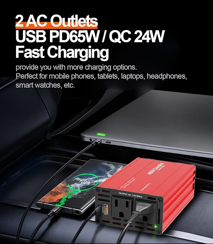400W Car Power Inverter - Image 2
