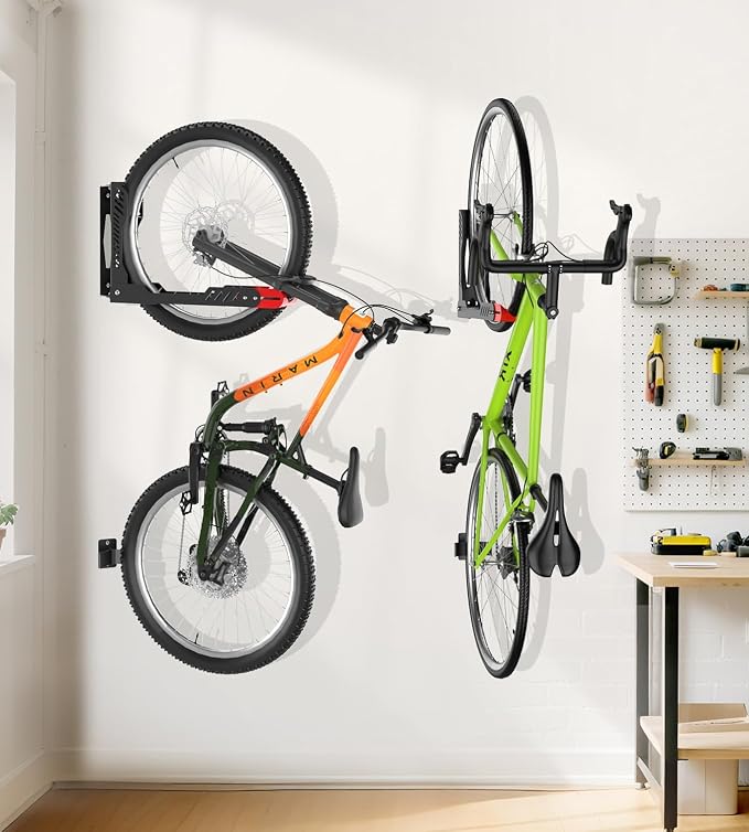 Bike Wall Mount 2 Pack Swivel Bike Rack - Image 8