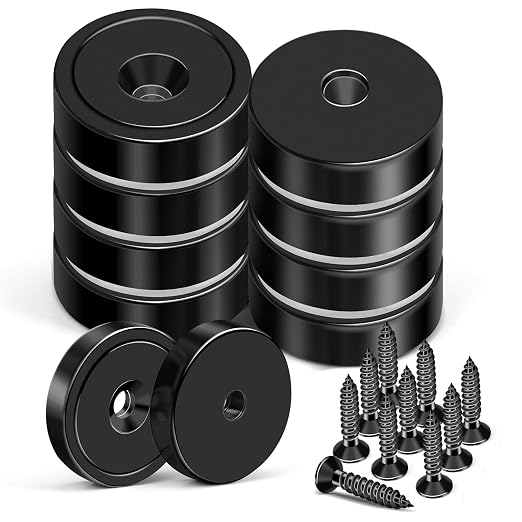 MIKEDE Magnets with Hole, 70LB Strong Rare Earth Magnets, Powerful Pot with by MIKEDE
